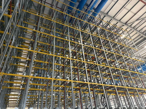 Yusen Logistics Sustainable Distribution Centre construction in progress, Northampton, UK